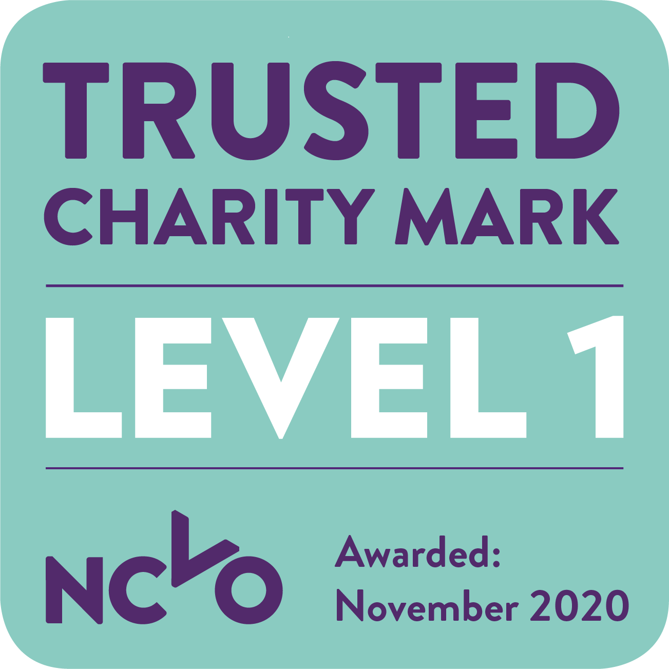 Trusted Charity Mark Level 1 Nov2020